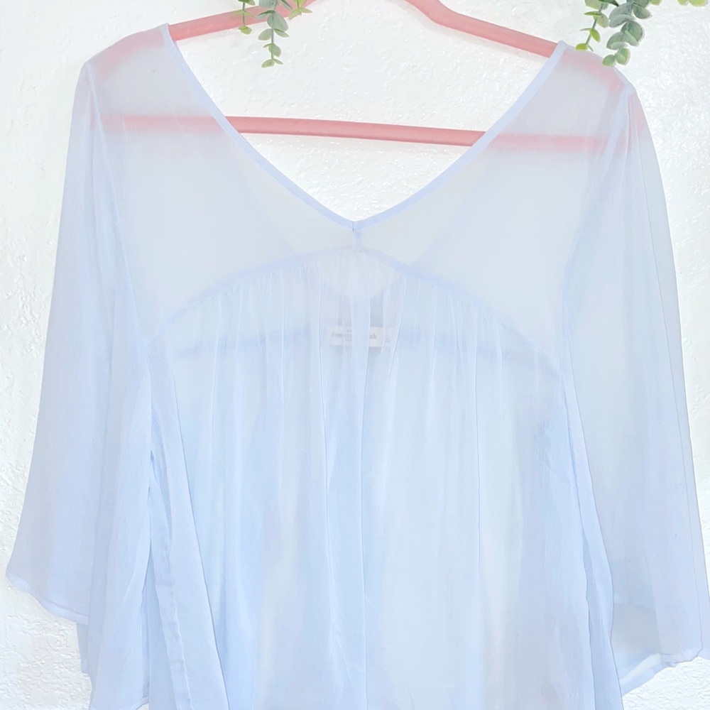 Sheer long sleeve